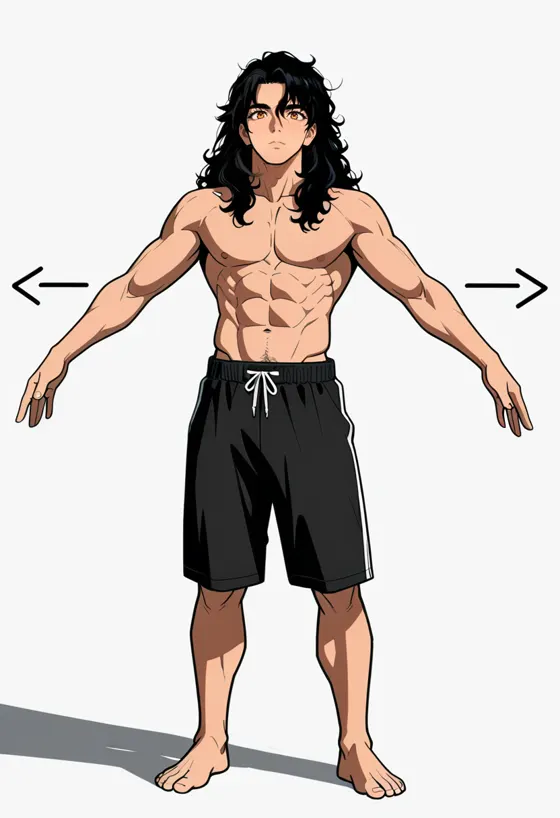 Concept art of the hero